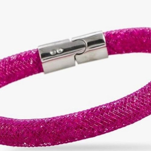 Swarovski Stardust bracelet women’s new, size Medium, fuchsia