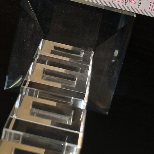 Crystal candlesticks set of 2, like new