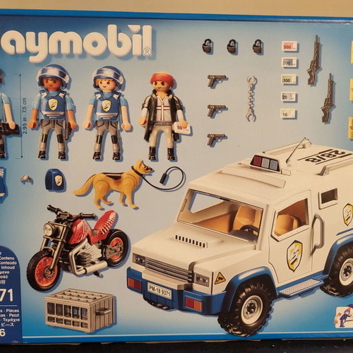 Playmobil 9371 City Action Money Transport Vehicle like new