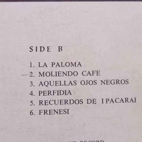 Los Indios vinyl record used
