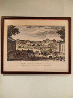 Engraving The Palace of Versailles framed like new