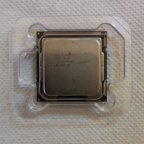 Intel Core i3-540 processor used, Socket LGA1156