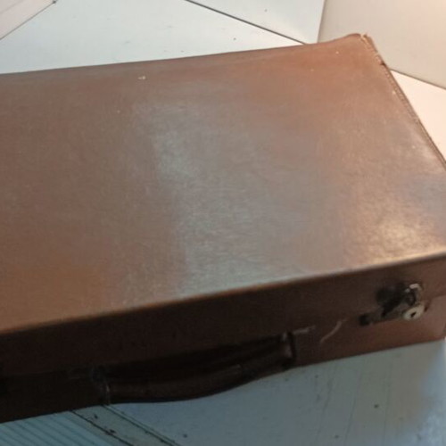 Small vintage suitcase used, circa 1890-1900