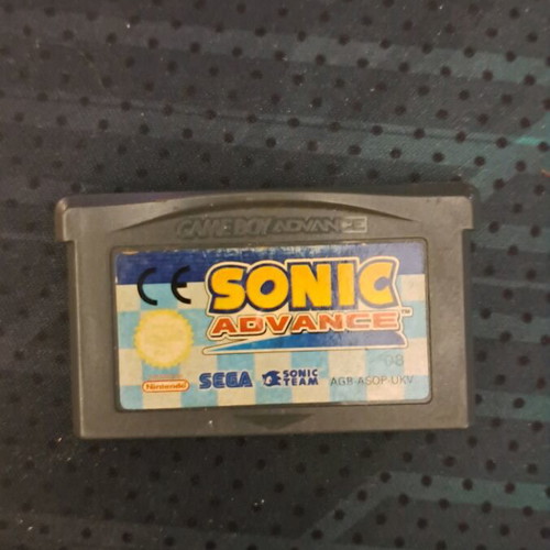 Sonic Advance Game Boy Advance cartridge used