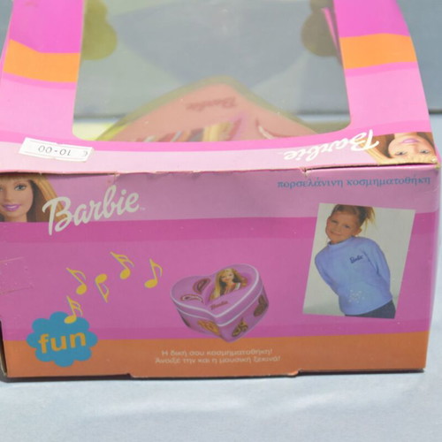 Barbie porcelain jewelry box small, new in box