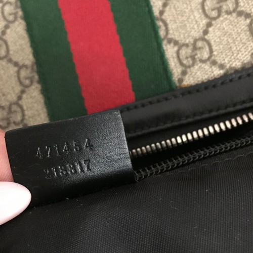 Gucci Ophidia Messenger leather shoulder bag used, colorful
