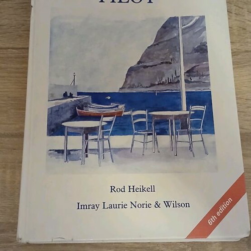 Greek Waters Pilot book used with maps for the Greek seas