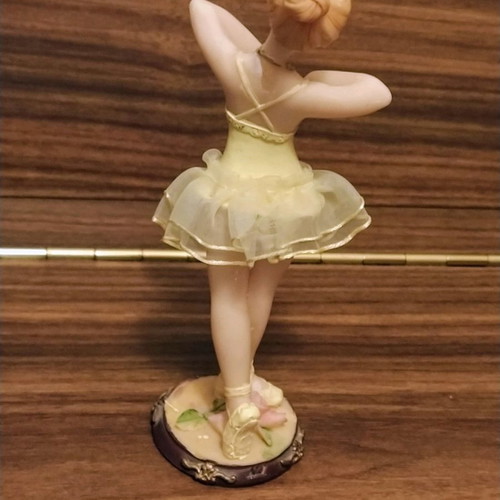Vintage decorative ballerina ceramic used