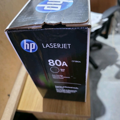 HP 80A Black Original LaserJet Toner Cartridge CF280A new