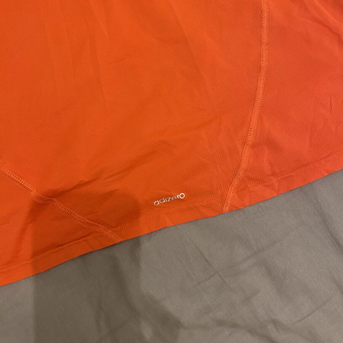 Adidas Adizero running top used, men's size M, orange