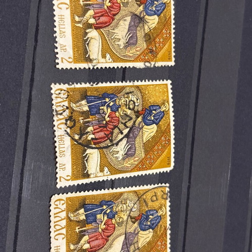 Christmas 1970 Stamps used, set of 3 from Greece