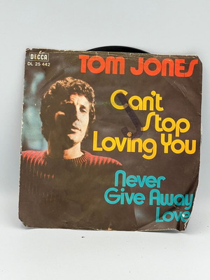 Tom Jones Can't Stop Loving You βινύλιο μεταχειρισμένο