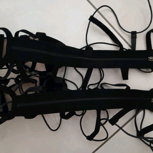 Gladiator sandals Fullah Sugah size 39 like new, black