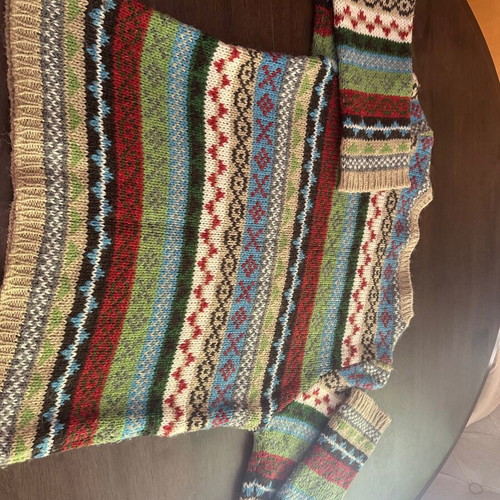 Benetton United Colors multicolor knit sweater M