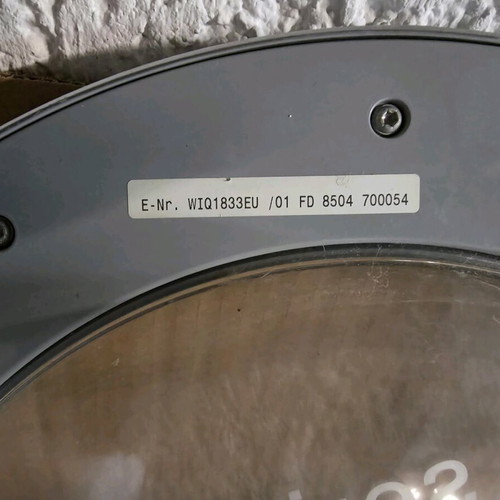 Siemens washing machine door series iQ used, model WIQ1833EU/01