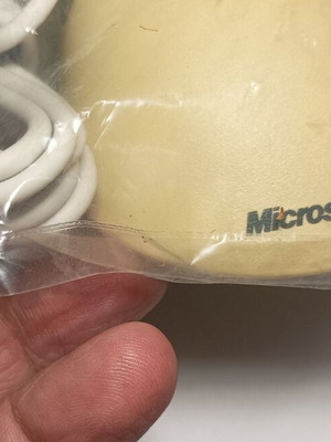 Microsoft vintage wired ball mouse sealed