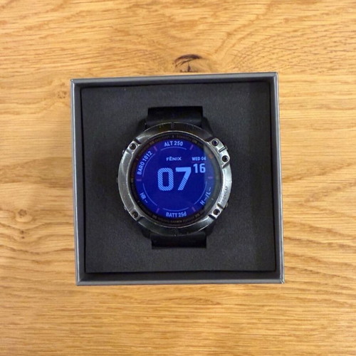 Garmin Fenix 6X Pro 51mm used waterproof smartwatch with heart rate monitor