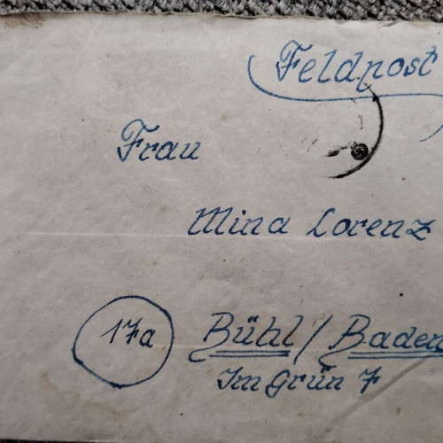 German Reich Feldpost envelopes WWII complete family archive
