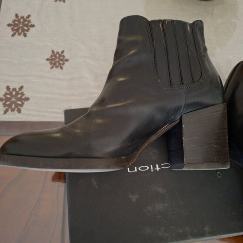 Alberto Fermani leather boots 37.5 like new, 7 cm heel