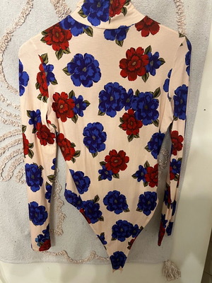 Floral Fiction bodysuit Nadia Rapti large size like new