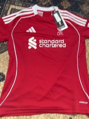 Authentic Liverpool kids medium jersey new with authenticity tag