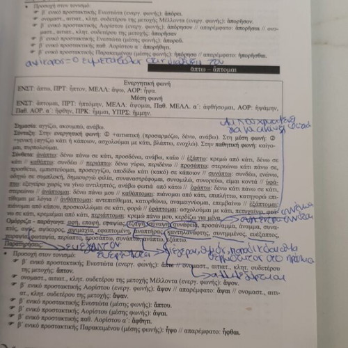 Bacharaki Verb Dictionary and Ancient Texts 2 Books Used