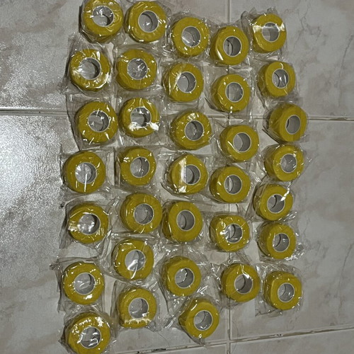 Tape wrist yellow pack of 35, new