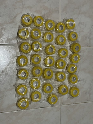Tape wrist yellow pack of 35, new