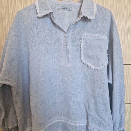 Shirt in denim color new, size L
