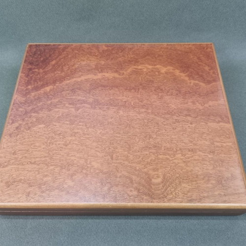 Cigar humidifier box used, wood 20x24cm