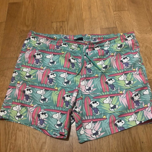 Snoopy swim shorts like new, colorful, size S