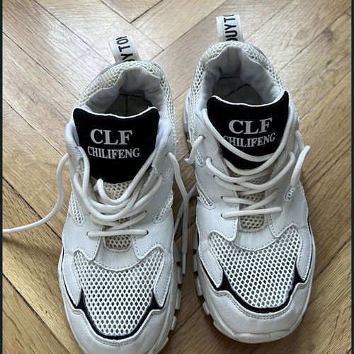 Women's light summer sneakers used, white, sizes 37.5-38