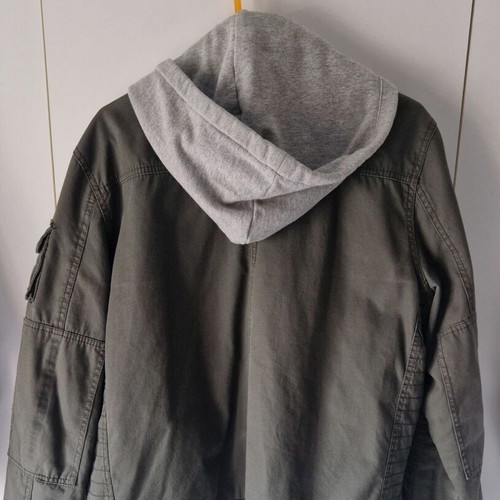 Men's jacket like new, size XL, gray and green