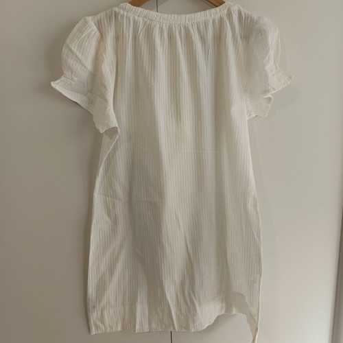 Marks & Spencer white long blouse used with neck cord