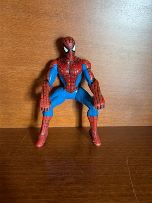 Spiderman riding figure used