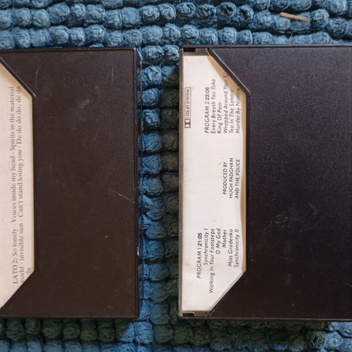 The Police cassette tapes used, Synchronicity and The Best of Police