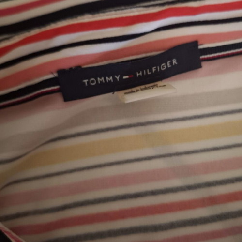Tommy Hilfiger sleeveless blouse, multicolor, gold buttons