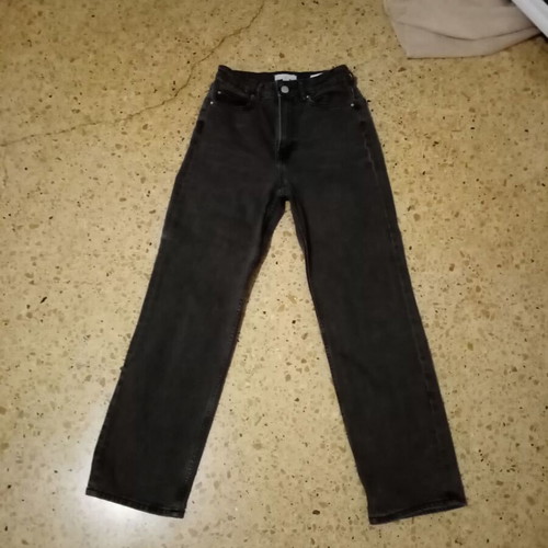 H&M high-waisted jeans like new, size S, light gray