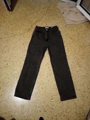 H&M high-waisted jeans like new, size S, light gray