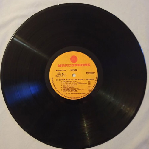 14 Super Hits of the Year vinyl LP like new, pop