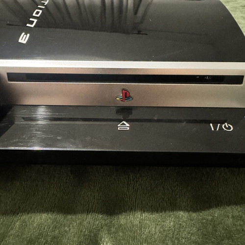 Sony PlayStation 3 Fat 80GB CECHK04 console used with 2 controllers and remote