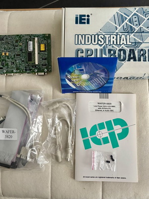 ICP WAFER-5820-233 industrial board like new with original box and accessories