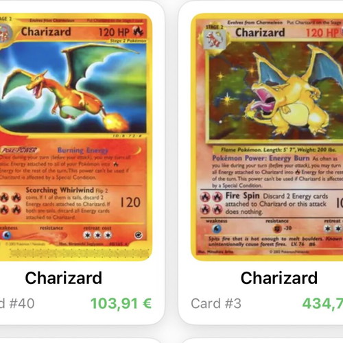 Charizard Pokemon Card like new, collectible