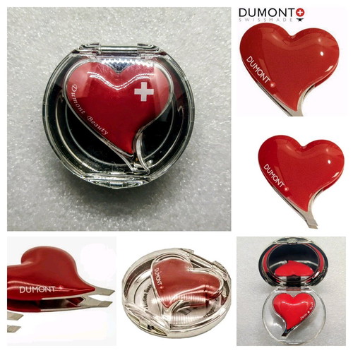 Dumont Swiss eyebrow tweezers heart-shaped new