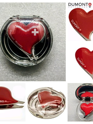 Dumont Swiss eyebrow tweezers heart-shaped new