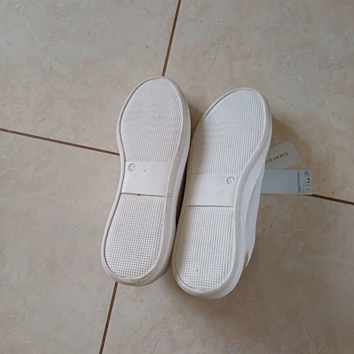 Sarah Karen White Sneakers Size 41 New Genuine Leather