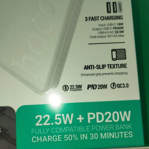 Powerbank 10000mAh fast charge, quick charging, very slim