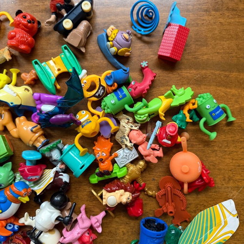 Kinder Surprise figures used, pack of 60+ assorted