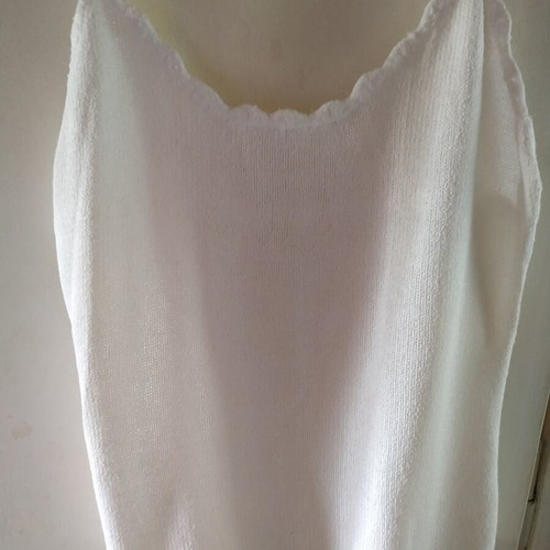 Knitted backless top size S/M white like new