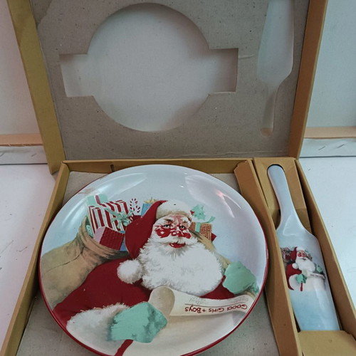 Christmas platter with spatula new